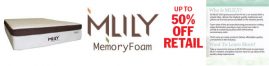 Mlily Memory foam Mattresses up to 50%Off retail Prices