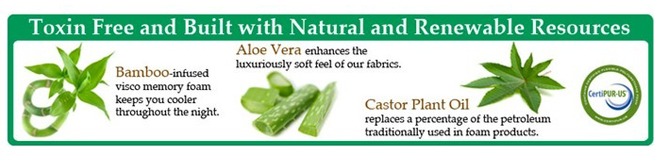 toxin free and built with natural and renewable resources picture