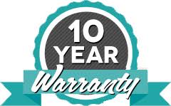 10 year warranty banner