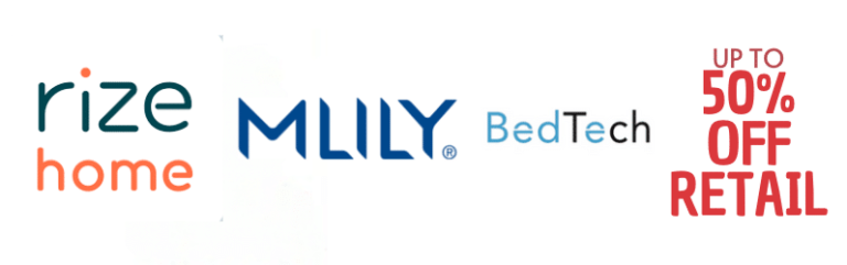 mlily, bedtech and rize mattresses available.